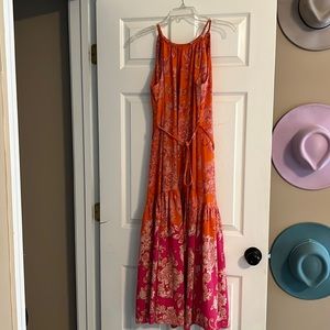 MAISON TARA TIE WAIST DRESS